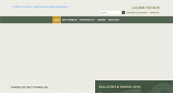 Desktop Screenshot of franklinfirstfinancial.com
